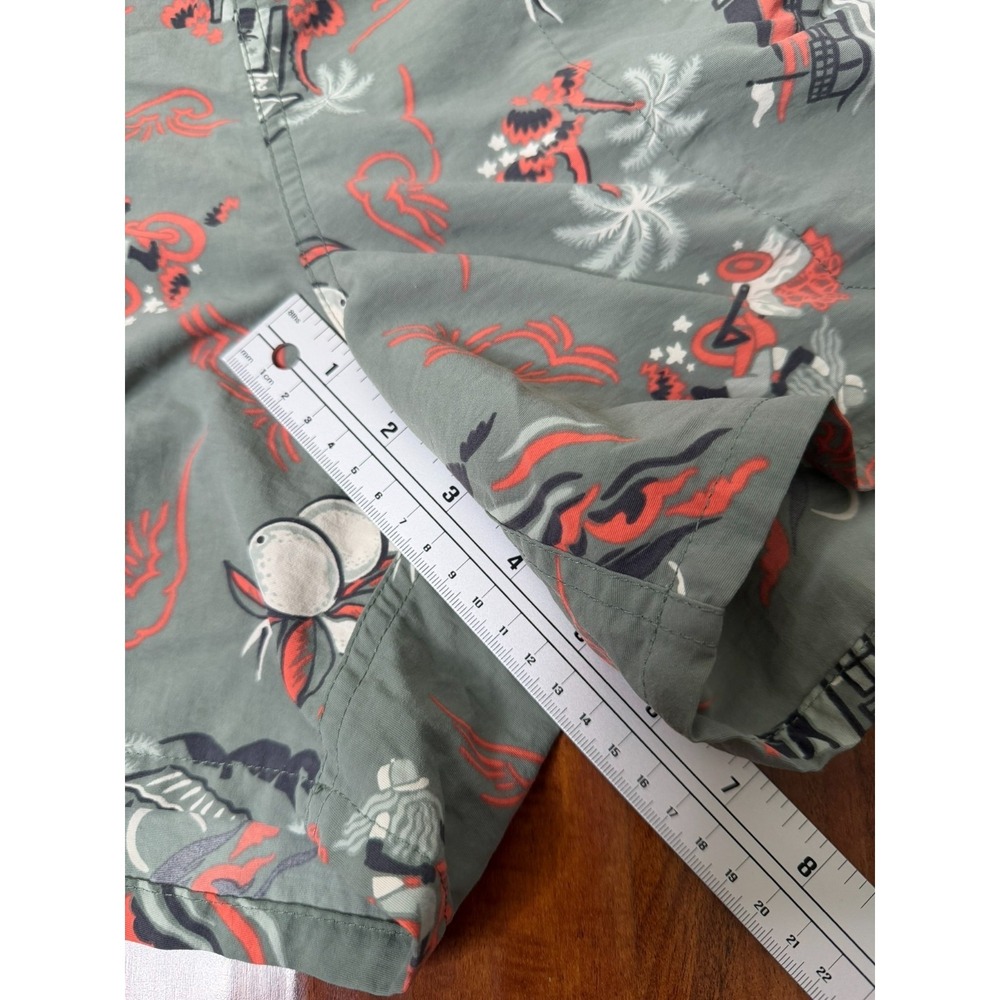 Patagonia Baggies Shorts Adult Large Green Lined C Street Tacos Print Mens SZ S - Picture 7 of 8
